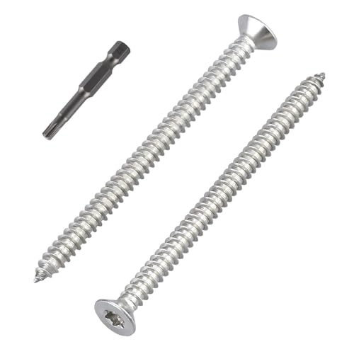Vis à bois Torx inox 304 pour stopper la rouille et les têtes cassées