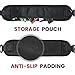 Waka Rapid Camera Neck Strap with Quick Release and Safety Tether, Adjustable Shoulder Sling Strap for Nikon Canon Sony Olympus DSLR - Black