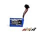 Produktbild 7.4V 360-mAh 2S Lithium-Ionen Akku, Li-Ion Akkupack Batterie SM-4P 4-poligem Stecker für RC ferngesteuerte RC Volantex Pro Vector SR28/30 Boote, v795-1-4 Modellreihe, Fahrzeug, Auto, Boat, Spielzeug