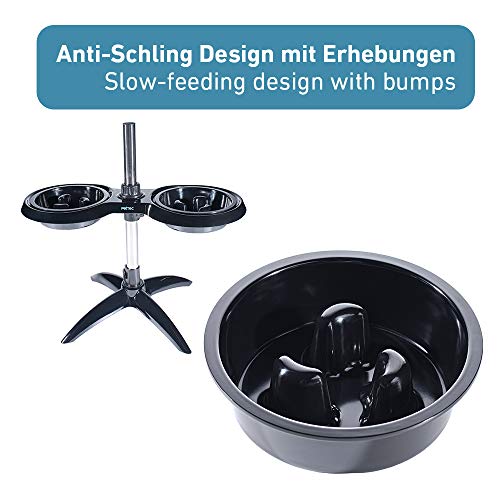 PetTec Ciotole per Cani Rialzate, Ciotola per Cani...