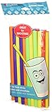 Kizmos Milkshake/Smoothie Straws, Assorted, 50 Count
