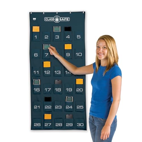 EAI Education ClassSafe® Graphing Calculator & Cell Phone Storage Pocket Chart