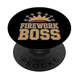 Pyrotechniker Feuerwerk-Experte Spezialeffekte PopSockets Klebender PopGrip