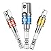 Price comparison product image Power Hand Tools Driver Extension Socket Adapter Sets, 1/4-Inch Hex Shank to Drive 1/4" 3/8" 1/2" for Drill Quick Change Nut Driver Socket Bit Set Adapters to Use with Drill Chucks,Cr-V,3-Piece