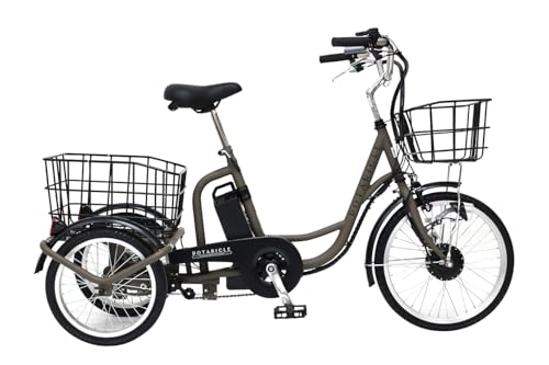 POT-20EBN ノーパンク電動アシスト三輪自転車