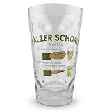 Dubbeglas Agiro Pfälzer Schorle Anleitung 0,5 L mit Aufdruck Pälzer