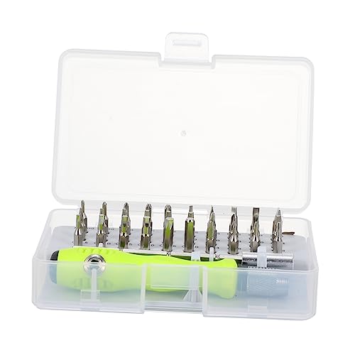 LALAFINA Screwdriver Set 32-in-1 Ratchet Pentalobe Precision for Electronics Mechanical