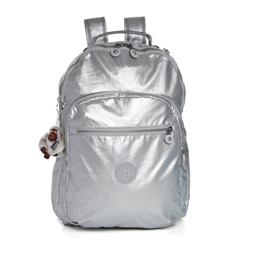 Kipling ラゲッジ ソウルバックパック GM、シルバーメタリック、ワンサイズ