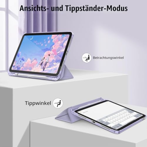 Fintie Hülle für iPad (A16) 11./10. Generation (2025/2022) mit Stifthalter – Ansicht 3