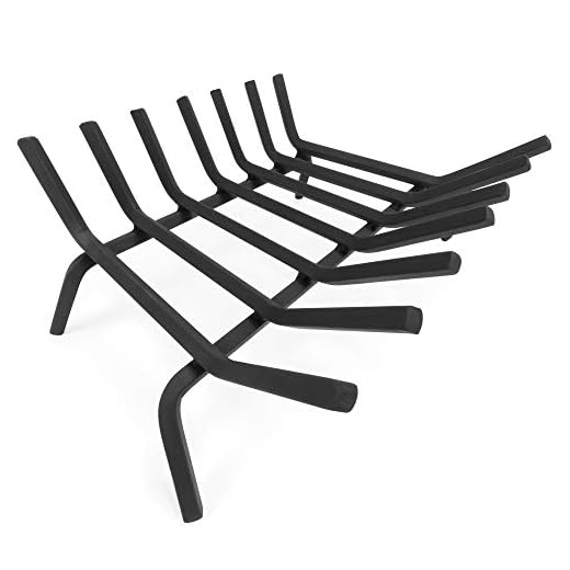 Best Choice Products 21-inch 2-in-1 Solid Steel Heavy Duty Fireplace Grate Firewood Log Burning Rack for Indoor Outdoor Chimney Hearth, Wood Stove w/Ash Catcher Tray