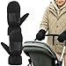 Guanti da passeggino | Guanti elastici isolati antivento – Manicotto per le mani per la stagione fredda, per passeggiate all'aperto, uomini e donne immagine