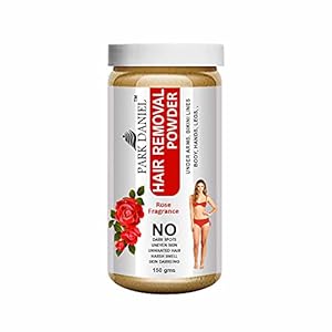 Park Daniel Premium Rose Fragrance Hair Removal Powder- For Easy Hair Removal Of Underarms, Hand, Legs & Bikini Line…
