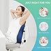 seeknow Lumbar Support for Chair Back Support for Couch Lumbar for Car Office Chair Back Cushion for Lower Back Pain Memory Foam Back Rest for Desk Chair, Recliner, Car Seats