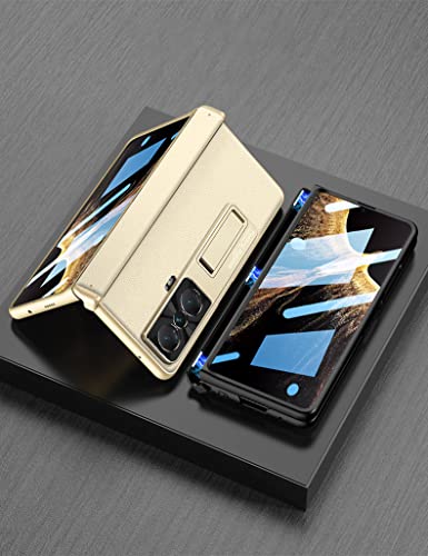 Étui pour Honor Magic Vs coque de téléphone cuir or mince