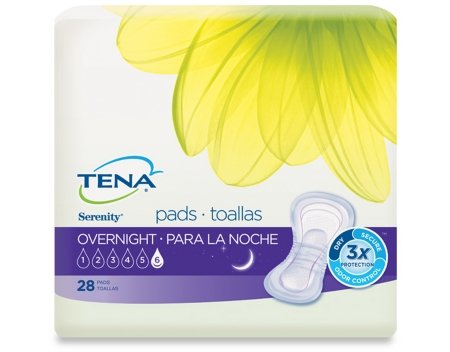 TENA Serenity Overnight Pad (Case of 90) by SCA