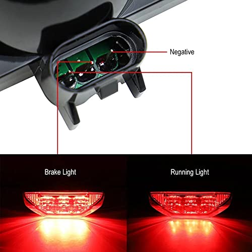 Luz De Freio Vermelha ATV Tail Light Para Honda TRX420 TRX500 Rancher Foreman TRX 400EX Rubicon TRX2