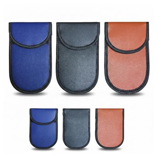 New Horrizon Faraday Pouch For Car keys | 2 Pack Faraday Bag | Car key Signal Blocker Pouch | Key Holder | RFID Key Blocker Bag For Car Security | Car Key Case | RFID Key Pouch Keyless Car Accessories