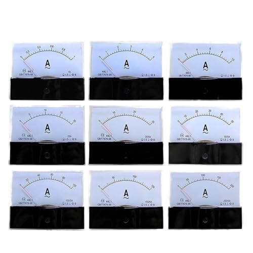 Ampèremètre analogique 44L1 grand cadran 100x80mm haute visibilité 1A