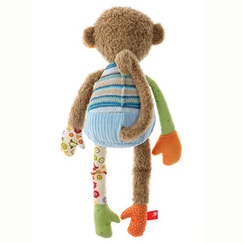 SIGIKID 38218 Äffchen Patchwork Sweety Mädchen und Jungen Kuscheltier empfohlen ab Geburt mehrfarbig – Bild 5