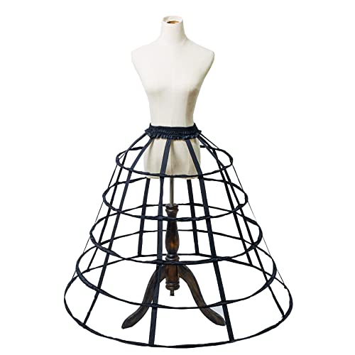 Image of Women Crinoline Petticoat Hoops Skirt Short Half Slip Underskirt for Girls Wedding Bridal Underskirt Slip