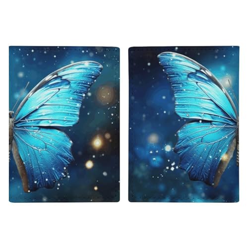 Housse de passeport en cuir imperméable étui portefeuille voyage homme femme