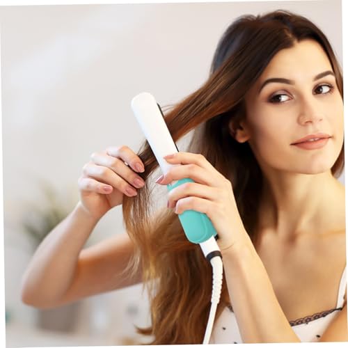Funda protectora de silicona para planchas y rizadores de pelo WOONEKY, 2 unidades, color verde claro, protección contra quemaduras miniatura 7