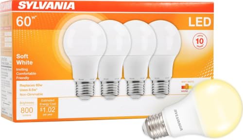 Sylvania LED Light Bulb, 60W Equivalent A...