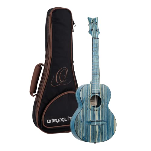 Ukulélé Ténor acoustique Ortega Guitars – Série Bamboo – avec housse Deluxe – bambou/stone washed (RUSWB-TE) - Les Beatles, Paul McCartney, John Lennon, RIngo Starr, George Harrison Ukulélé Ténor acoustique Ortega Guitars - Série Bamboo - avec housse Deluxe - bambou/stone washed (RUSWB-TE)