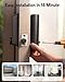 Smart Door Lock with Apple Home Ecosystem Fingerprint Keyless Entry Door Lock Safety Keypad Deadbolt with Code, Built-in Wi-Fi, IP65, Supports Apple Homekit, Alexa, Google for Front Door or Back
