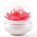 Bloss Lotus Cotton Bud Swabs Toothpick Brushes Dustproof Holder Container Home Decor - Pink
