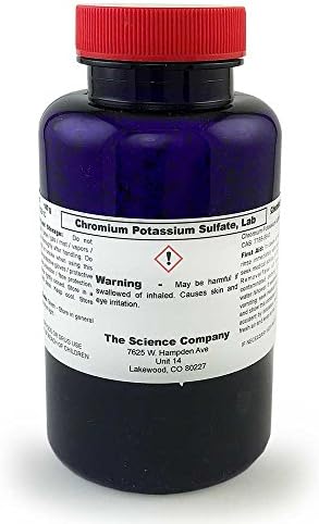The Science Company, NC-6325, Chromium Potassium Sulfate, 100g