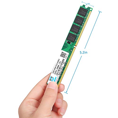 Image of Motoeagle 4GB Kit (2GBX2) 2RX8 PC2-5300U-555,2GB DDR2 667 Udimm Memory,DDR2 RAM 240-PIN, 1.8V Unbuffered Non-ECC Desktop PC Modules