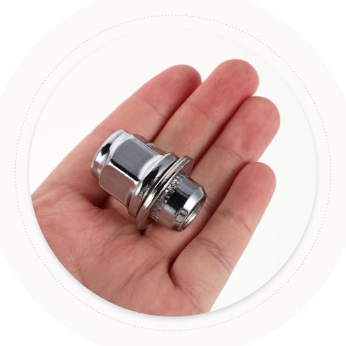 Tuercas de rueda coche de acero plateadas pack de 10 piezas para reparacion 4