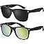 Set of 2 Rubberized Black (Glasses: 1 X Grey, 1 X Yellow Mirrored)
