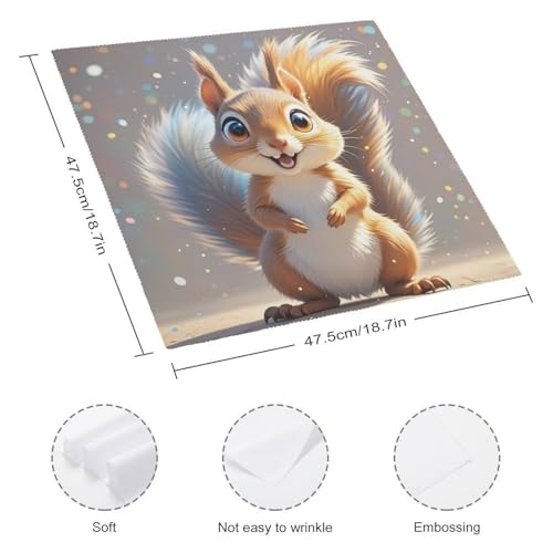 Servilletas de Tela Cuadradas Floral Pack x4 miniatura 2