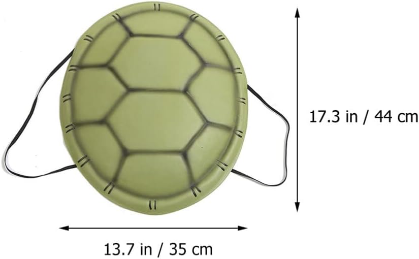 5pcs Turtle Shell Costumes,Soft Halloween Turtle Shell Costume EVA Turtle Shell Backpack for Halloween Dress Up Cosplay Costume Accessories