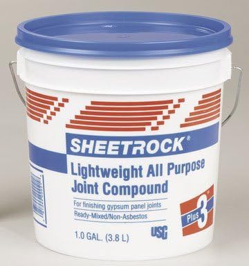 USG 380340004 Series 384013004 3.5Qt Plus-3 Lightweight Joint Compound Blue Lid