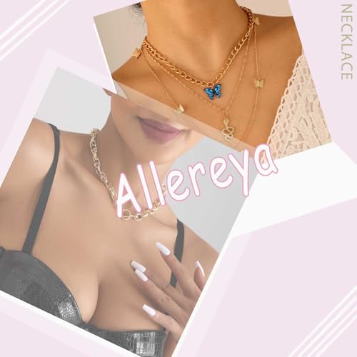 Allereya Gothic Breite Leder Halsband Halsband Leder Gürtel Halsband Schwarz Leder Halsband Verstellbar Leder Halsband Schmuck Für Frauen