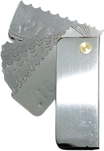 Garage Door Spring Measure Tool Residential Pocket Wire Gauge .187 - .312 | Measuring Tool for Torsion Spring Wire Replacement | Fix Repair Torsion Spring | Wire Gauge