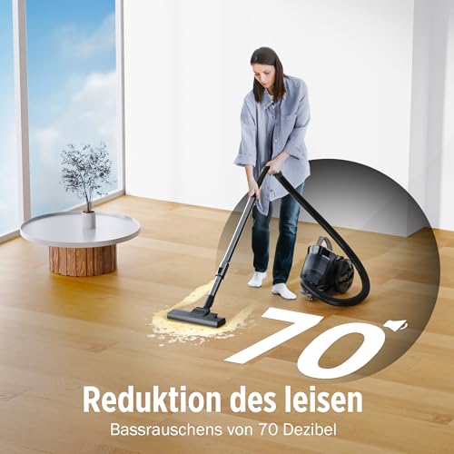 OYLCDI Beutelloser Staubsauger ohne Beutel,1600W Staubsauger|70dB|Bodenstaubsauger|HEPA Filter Bodendüse für Parkett,Teppich,Fliesen,leistungsstarker Staubsauger mit 5m Kabel=13m Aktionsradius 2,2L