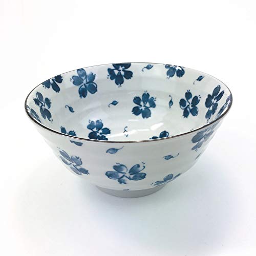 Japanese Mino Ware Chawan 5.0 Inches Rice Bowls 5 Patterns With Gift Box Set, Ceramic Mino Yaki #TOP6