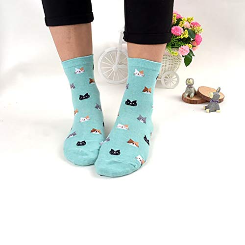 Image of Cute Animal Design Women's Socks Casual Cotton Crew Novelty Socks