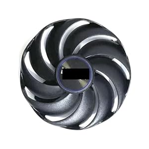 ZHAOWOZ 2 LÜFTER 87MM 6PIN RX6600 GPU Lüfter CF9010H12D für Sapphire für Nitro+ für AMD für Radeon RX 6600 XT Grafikkarte(Silver)