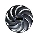 ZHAOWOZ 2 LÜFTER 87MM 6PIN RX6600 GPU Lüfter CF9010H12D für Sapphire für Nitro+ für AMD für Radeon RX 6600 XT Grafikkarte(Silver)