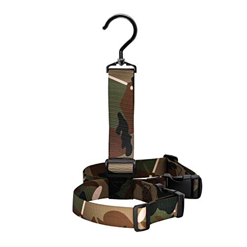 SAMSFX Correa para colgar botas de pesca con gancho giratorio (correas de camuflaje y gancho de aleación de zinc) Cover