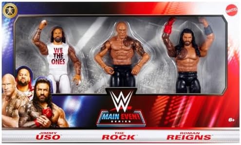 Figurine WWE Mattel Jimmy Uso - Édition 6 Pouces (environ 15 Cm), Action Figure Neuve