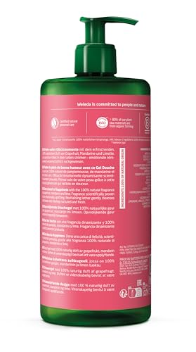 Weleda Happiness Shower Gel with Grapefruit, Body wash with natural essential oils, For Men & Women, Dermatologically tested - Image 2