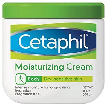 6 x Cetaphil No Fragrance Moisturizing Cream for Dry Sensitive Skin 16 oz. - Packaging May Vary