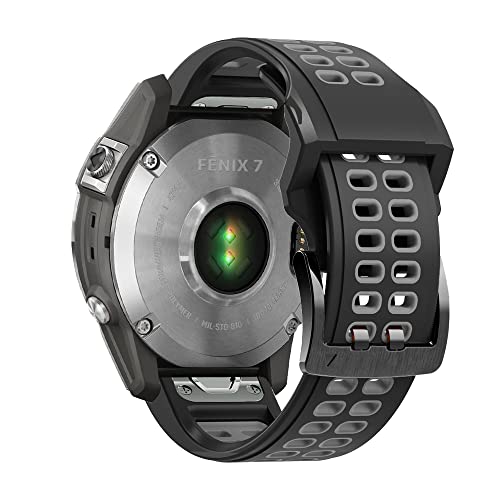 Niboow QuickFit 22mm Strap for Garmin Fenix 8 47mm/Fenix E 47mm/Fenix 7 Pro Solar/Fenix 7/Epix 2 Pro 47mm