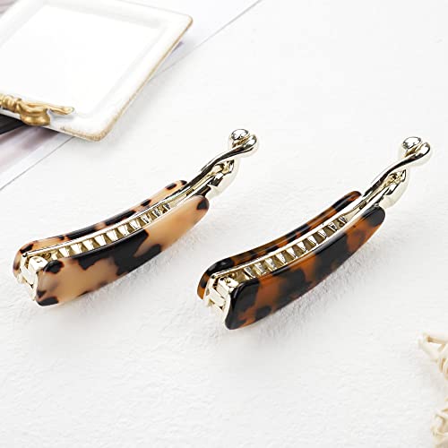 Dealeachday 6 Pieces 4.3 Inch Large Banana Clips Nonslip Clincher Combs Banana Combs Strong Hold Ponytail Holder Clip For Women And Girls #TOP3